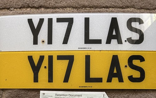 Y17 las personalised number - y17,