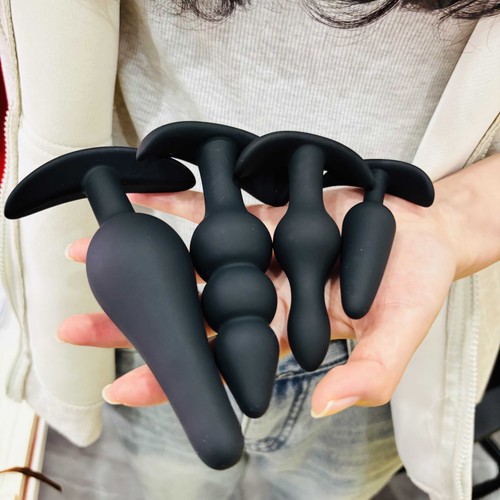Anal butt plug set kit - set, dildo