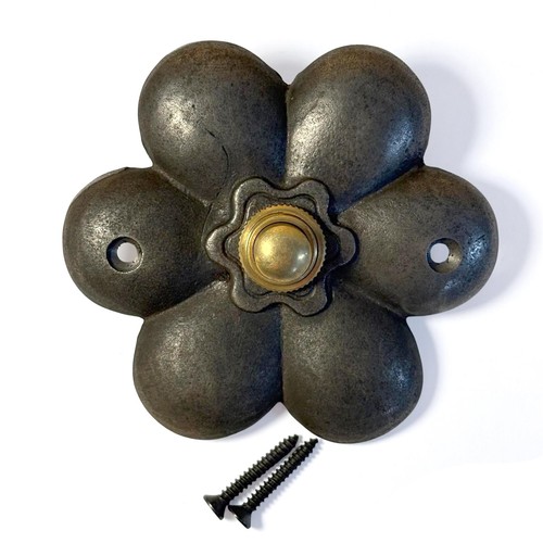 Victorian cast iron flower - cast,
