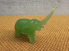 Vintage Jadeite Glass Elephant