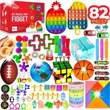 (82 Pcs) Fidget Toys Set Party