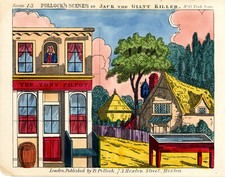 Toy Theatre - Original Sheet - Pollock's Jack the Giant Killer Scene No.13 c1900