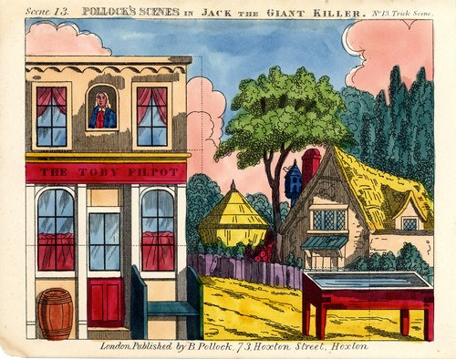 Toy theatre original sheet - theatre,