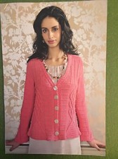 Knitting pattern LADIES CARDIGAN (such an attractive look)