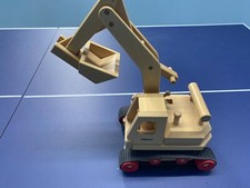 Fagus wooden excavator on tracks