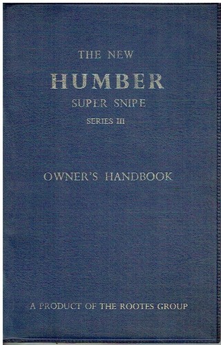Humber super snipe series iii - series,