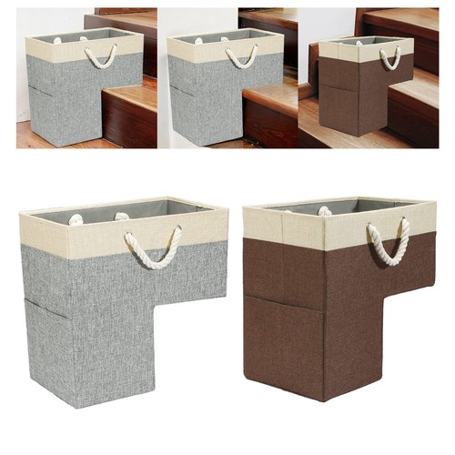 Staircase baskets with handles - with,