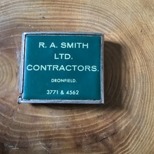 Vintage Barlow Pocket Tape Measure Advertising R A Smith Ltd Dronfield