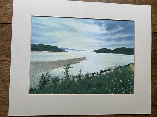 Watercolour scottish west - watercolour, of