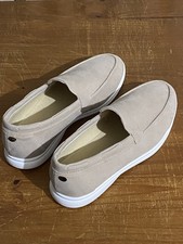 Men’s Plain & Simple Light Beige Stone Slip-On Shoes Loafers UK 7 - Lightweight