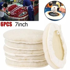 6Pcs 7" 180mm Wool Polishing