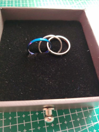 Stainless steel ring ladies - steel,