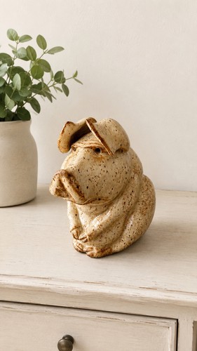 Vintage grayshott pottery pig - vintage,