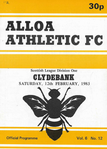 1982 league february - february, alloa