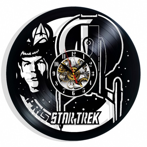 Star trek vinyl - trek, clock