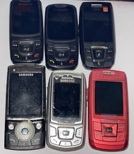 Samsung Slider Phone Lot - RARE SGH E390, SGH Z400, SGH C300, SGH E250, G600 x 6