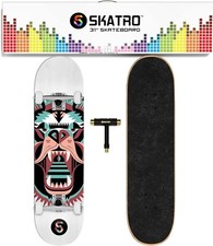 Skatro - Pro Skateboard 31" Complete Skateboard. Bear Skate Board