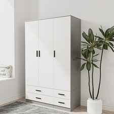 3 Door 4 Drawer Wardrobe