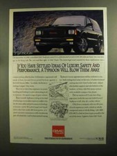1992 GMC Typhoon Ad - Settled