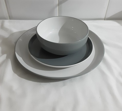 Tesco home aura grey stoneware - home,