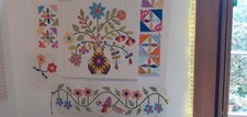 Unfinished Patchwork/Applique Quilt - Quiltmania 2022 Clementine by Irene Blanck