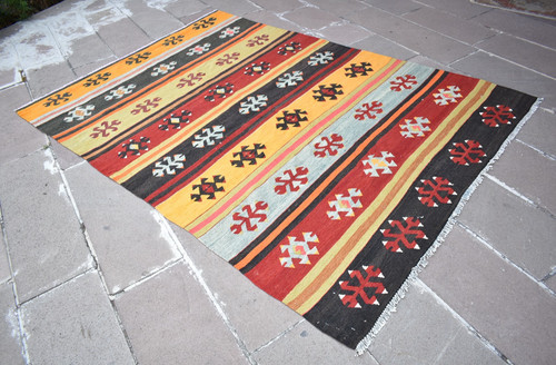 Vintage turkish rug x - turkish,