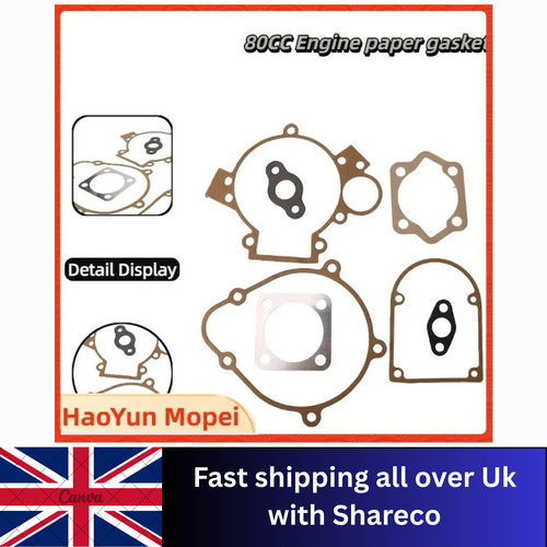 Gasket set 80cc - 80cc, 2-stroke