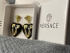 Rare Versace Black V Logo