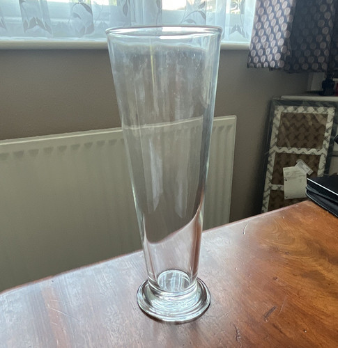 Clear glass cylinder - glass, vase