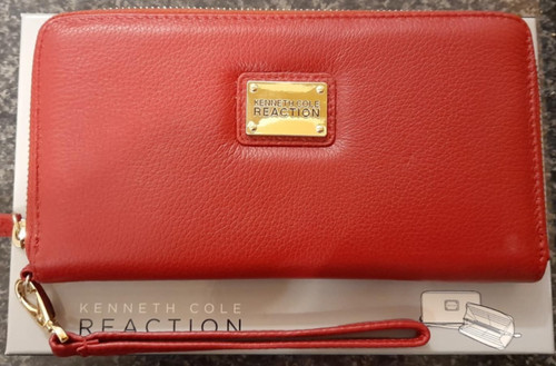 Red purse wallet - kenneth, cole