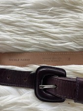 Nicole Farhi Burgundy Leather