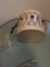 a small, handmade frame drum