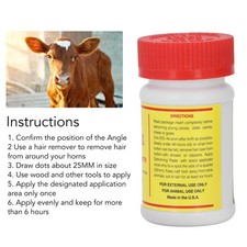 Cattle Dehorner Paste Livestock Dehorning Solution Supply Horn Removal Past LS
