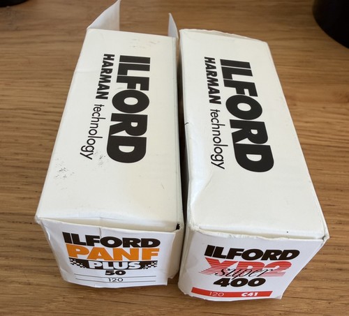 Two rolls ilford panf plus50 - two,
