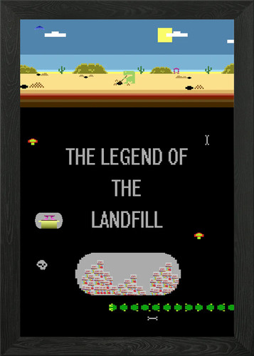 Landfill legend framed wall - legend,