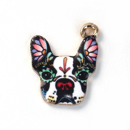 Pug dog french bulldog charms - pug,