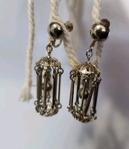 Vtg screw clip - on, cage