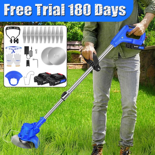 Cordless grass trimmer garden - grass,