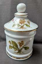 Princess Royale Porcelain Lidded Jar - Cotton Wool - Soaps