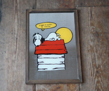 Vintage Snoopy Picture Mirror