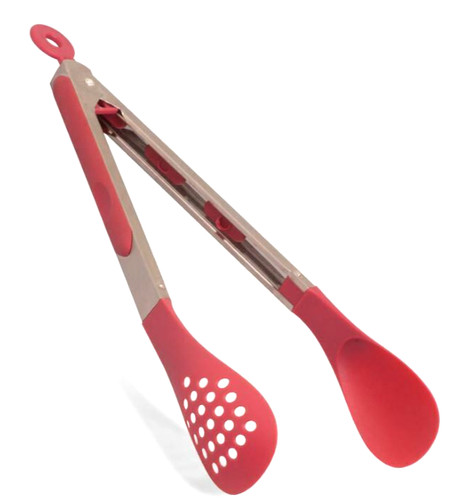 Heat resistant red spatula - red,