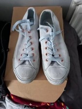 Converse Turquoise/Pink All Stars Suede Size  Women/Men's Canvas Trainers 9/7