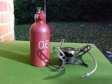 OPTIMUS NOVA MULTI FUEL EXPEDITION CAMPING STOVE & BOTTLE