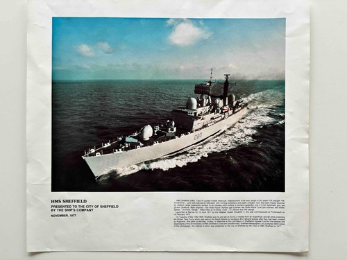 Hms sheffield d80 1982 - hms,