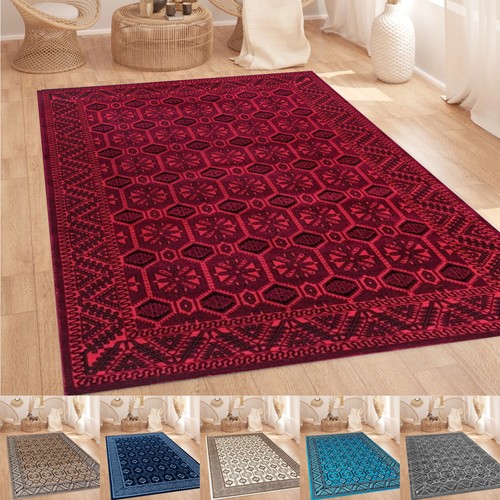 Traditional area rug living - area,