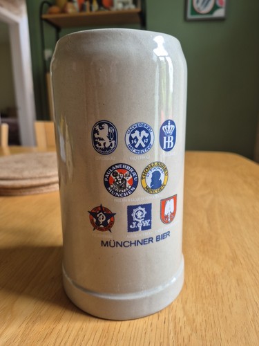 Münchner bier litre ceramic - bier,