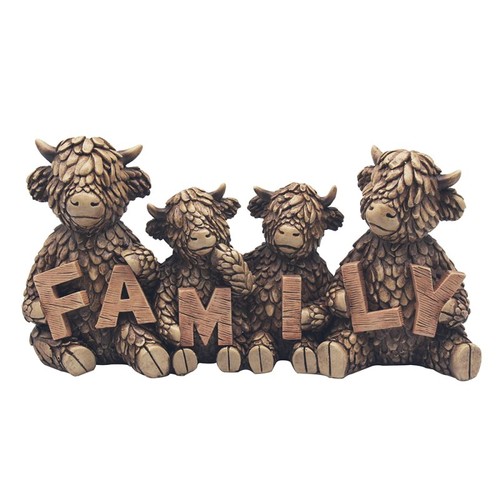 Hughie highland cow - cow, family