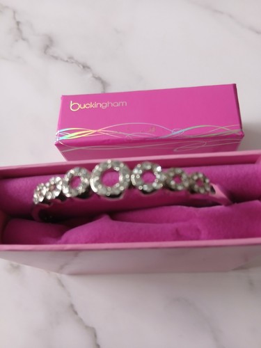 Buckingham rhinestone bangle - rhinestone,