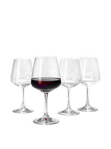 Red wine glass ovid goblet - glass,