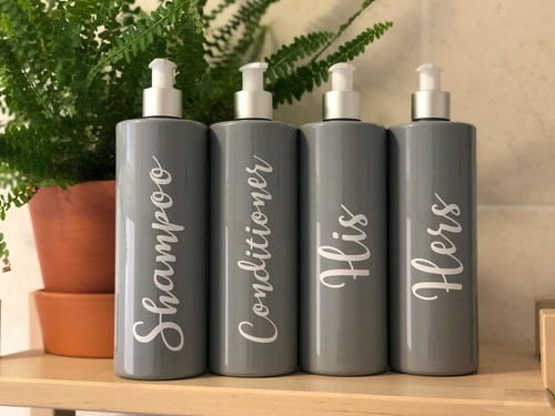 Grey 500ml personalised - 500ml,